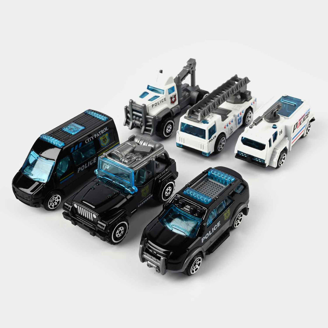 Die Cast Metal Vehicle 6Pcs Set