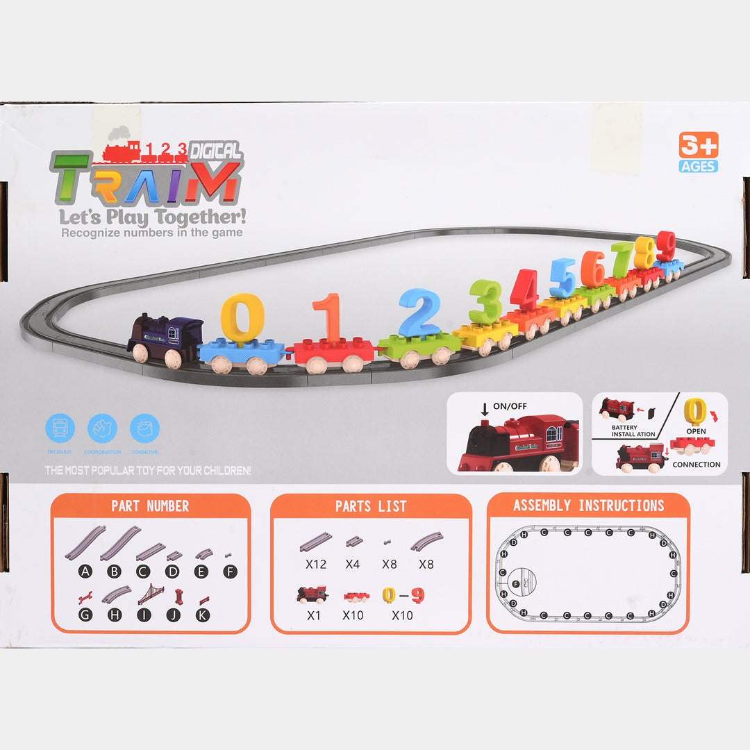 Digital Number Train Set