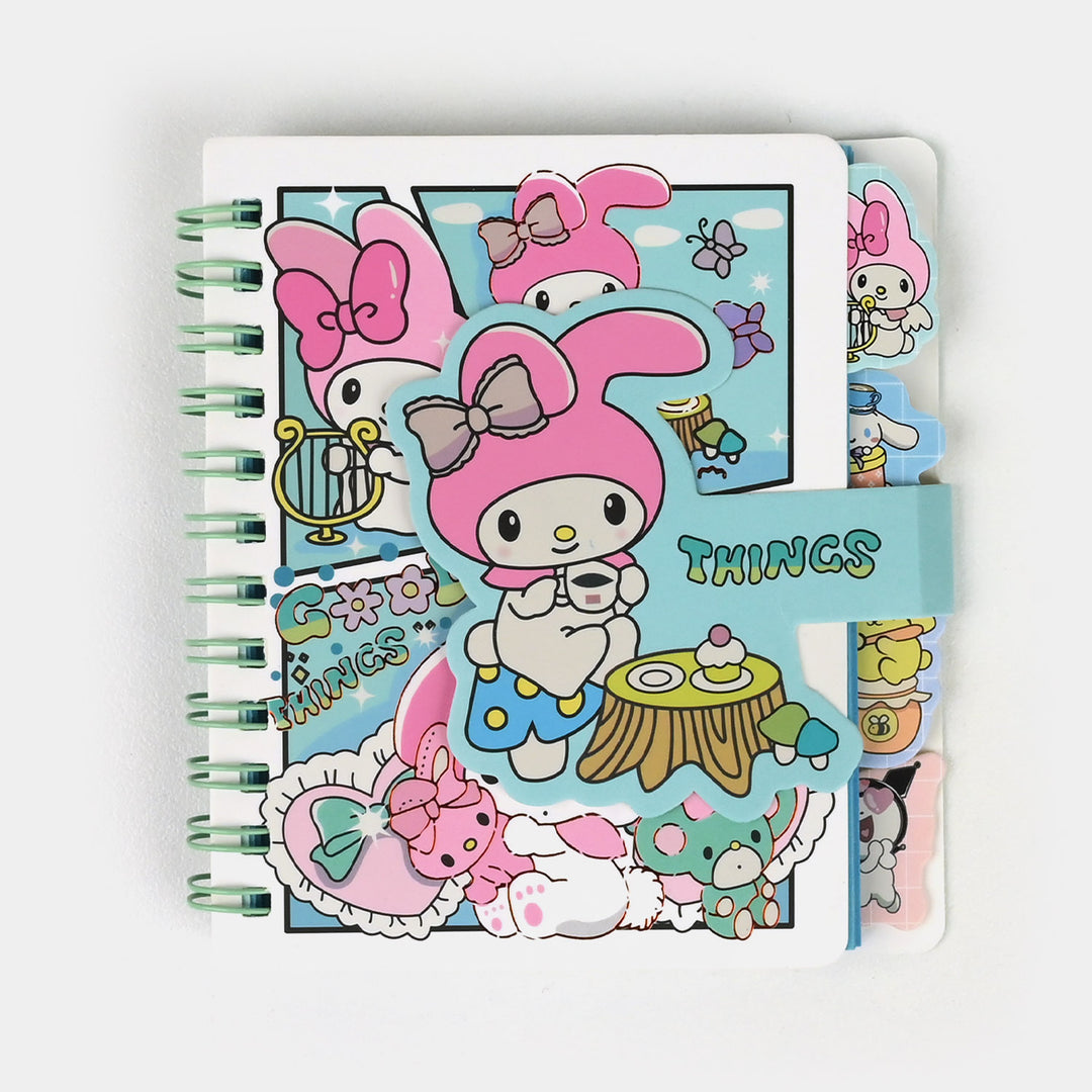 Cute Adorable Design A6 Mini Spiral Diary / Notebook