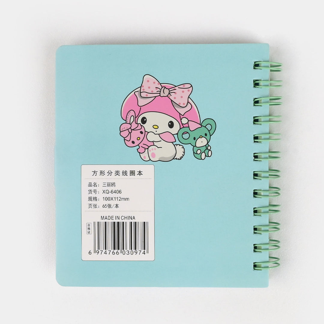 Cute Adorable Design A6 Mini Spiral Diary / Notebook