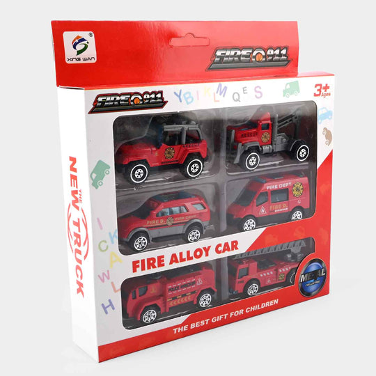 Die Cast Metal Vehicle 6Pcs Set