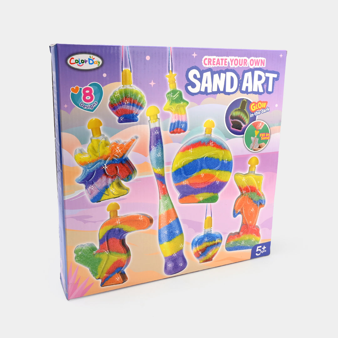 Create Your Own Sand Art – Glow-in-the-Dark Activity Kit for Kids