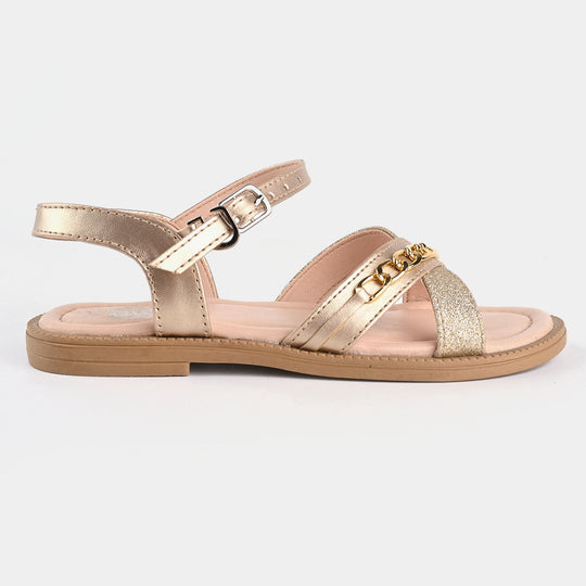 Girls Sandals 456-72-Golden