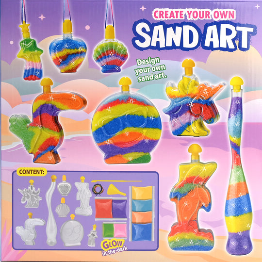 Create Your Own Sand Art – Glow-in-the-Dark Activity Kit for Kids