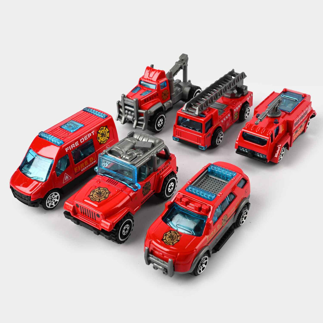 Die Cast Metal Vehicle 6Pcs Set