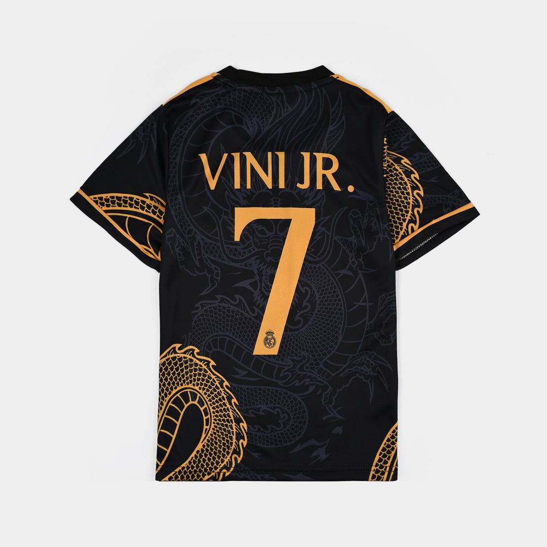 Boys Poly Jersey Suit Vini Jr. FCB Gold-Black.Yellow