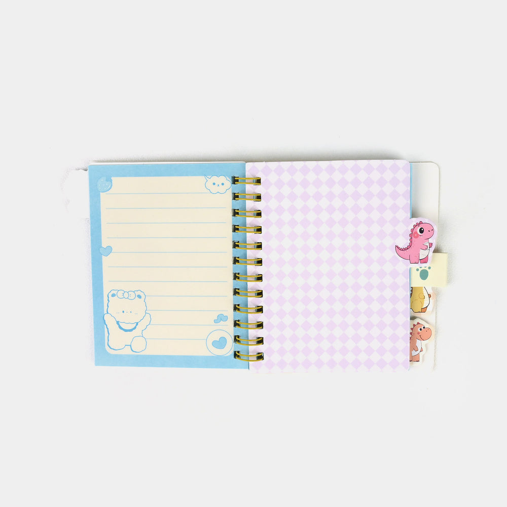 Cute Adorable Design A6 Mini Spiral Diary / Notebook