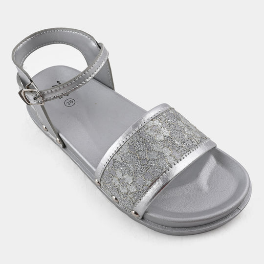 Teens Girls Sandal SA-33-SILVER