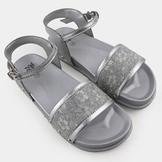 Teens Girls Sandal SA-33-SILVER