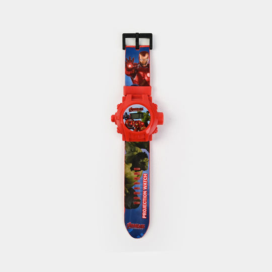 Character Projector Wrist Watch For Kids