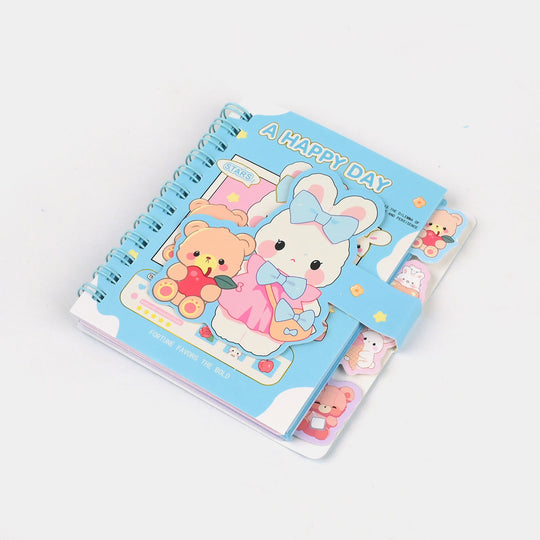 Cute Adorable Design A6 Mini Spiral Diary / Notebook