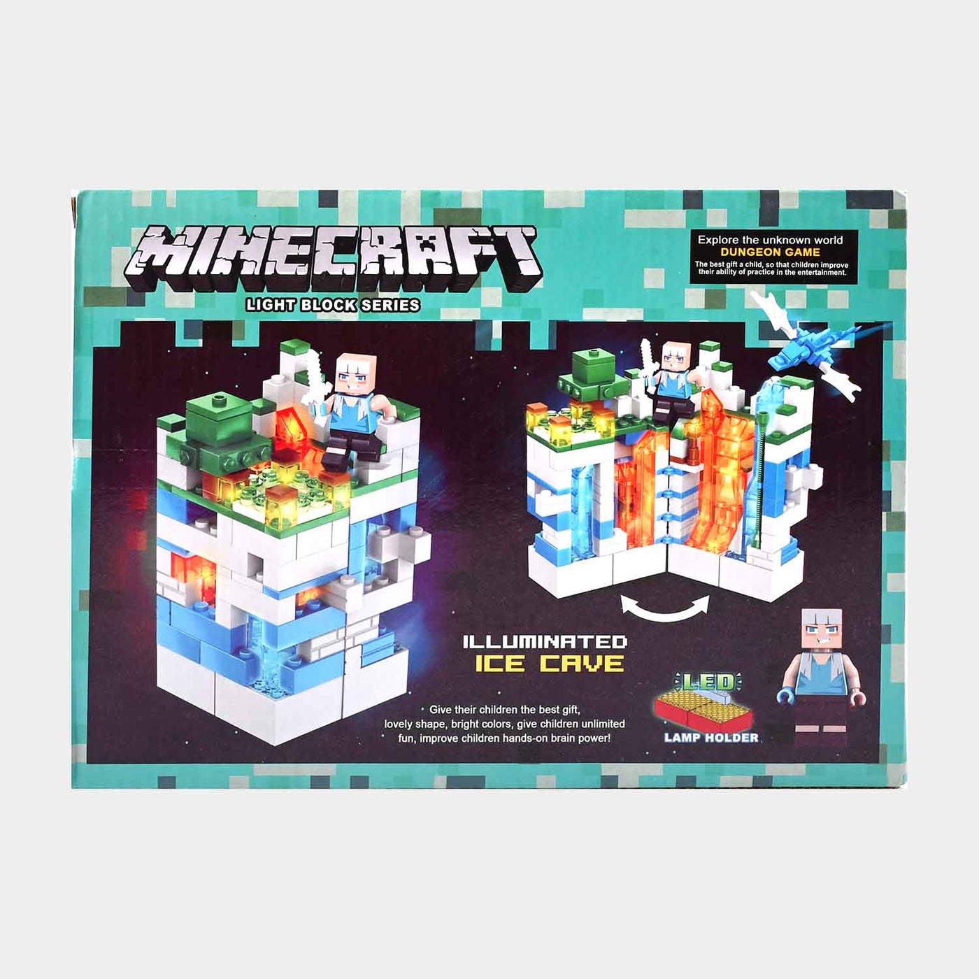 MINECRAFT BUILDING BLOCKS PLAY SET FOR KIDS