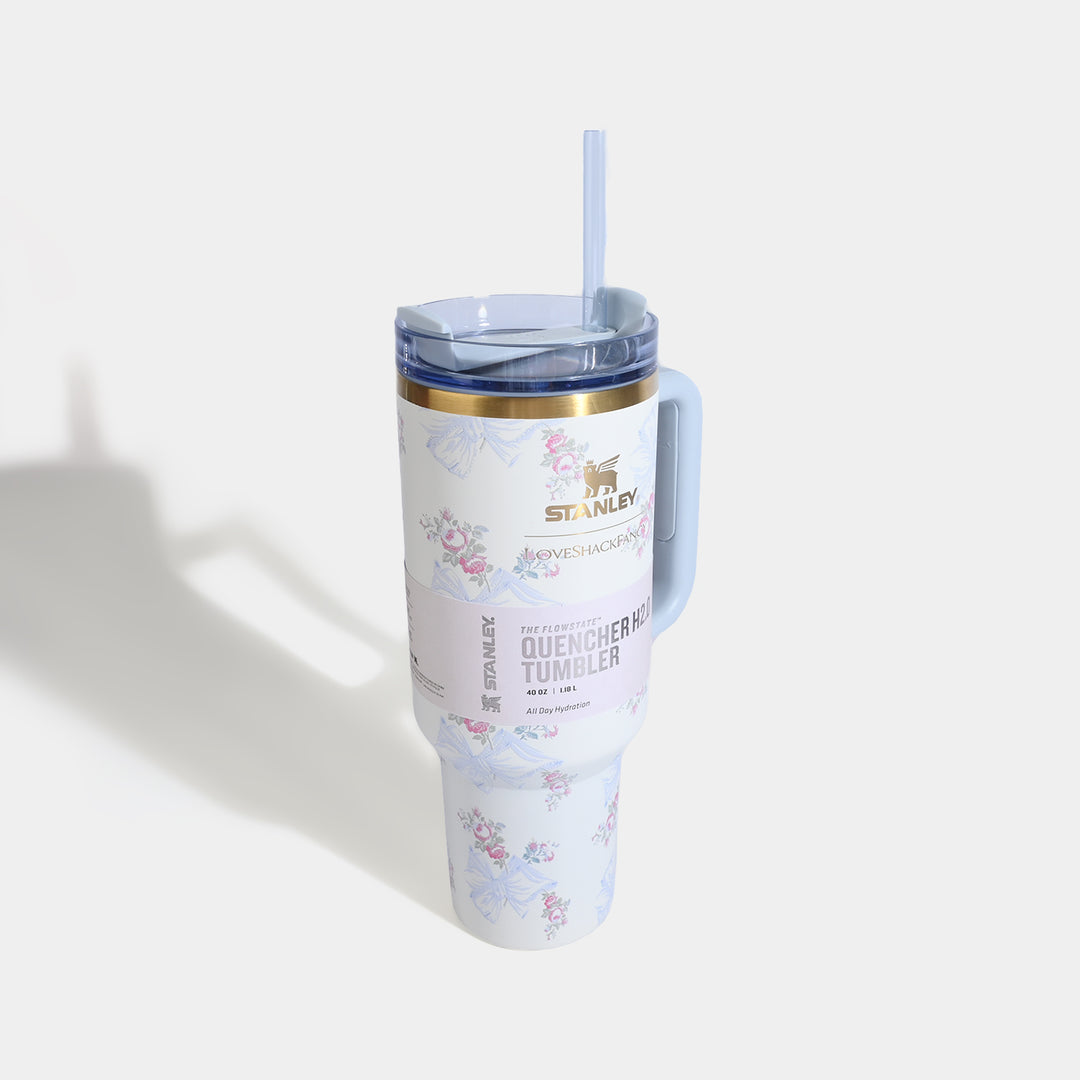 Kids Quencher Floral Design Tumbler