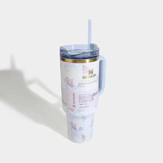 Kids Quencher Floral Design Tumbler