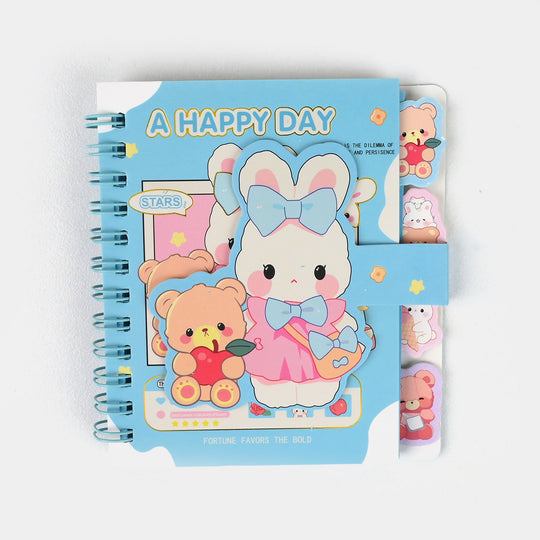 Cute Adorable Design A6 Mini Spiral Diary / Notebook