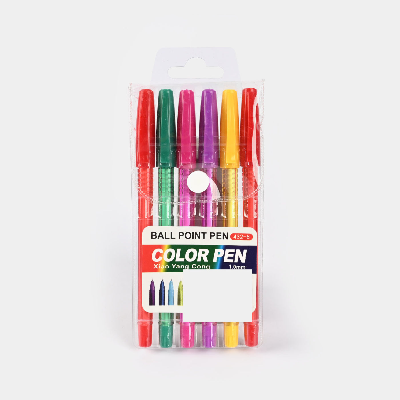 Color Ball Point Pen 6Pcs