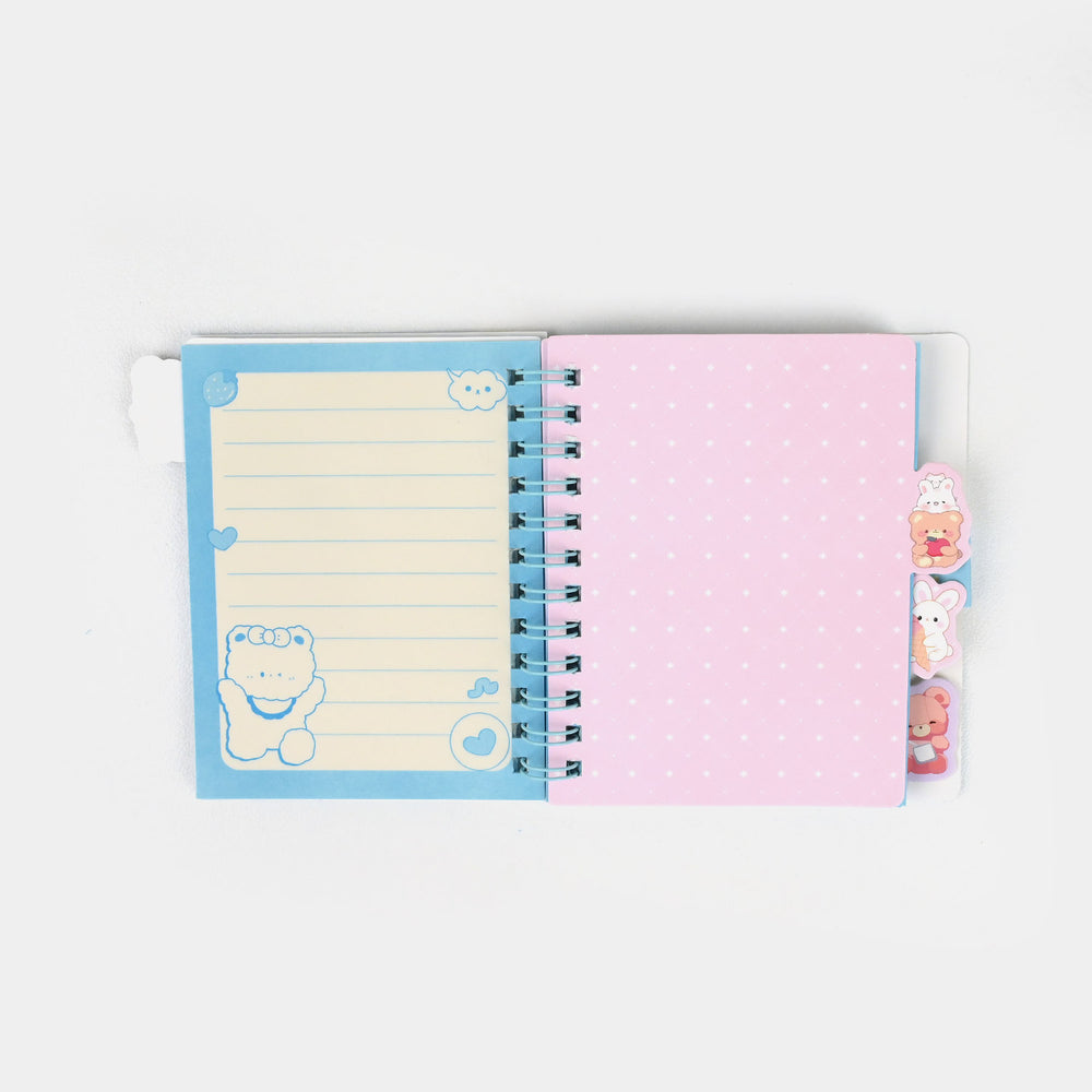 Cute Adorable Design A6 Mini Spiral Diary / Notebook