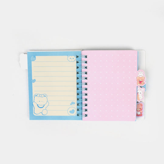 Cute Adorable Design A6 Mini Spiral Diary / Notebook