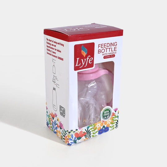 Baby Plastic Feeding Bottle 5Oz | 150ml | Pink