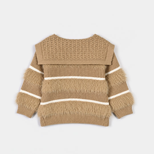 Infant Girls Acrylic Co-ord Set-Tribe-BEIGE