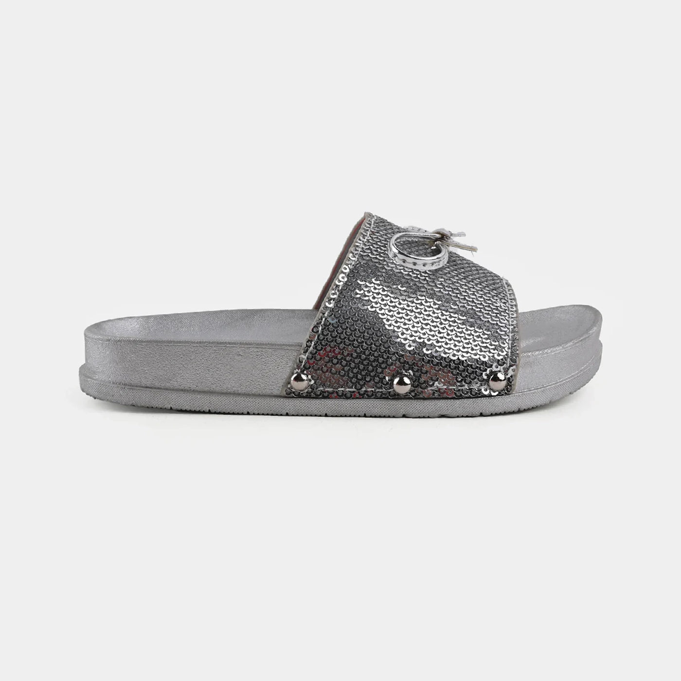 Teen Girls Slide CL-29-SILVER