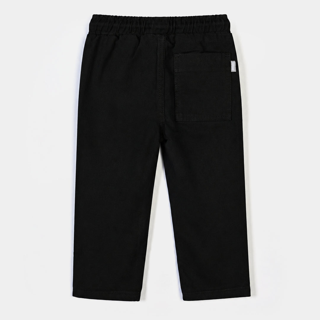 Boys Denim rigid Pant-BLACK