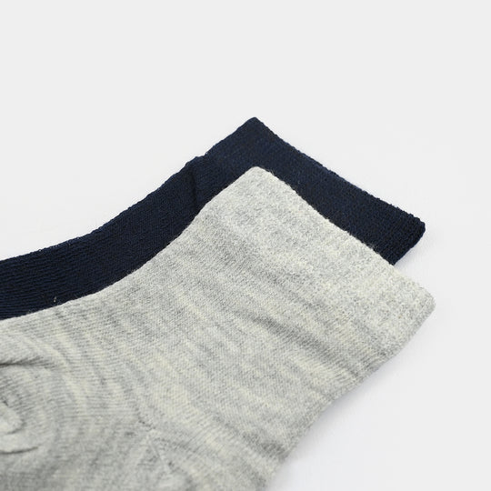 Infant Boys Socks Pack Of 2 Basic-Grey.Navy