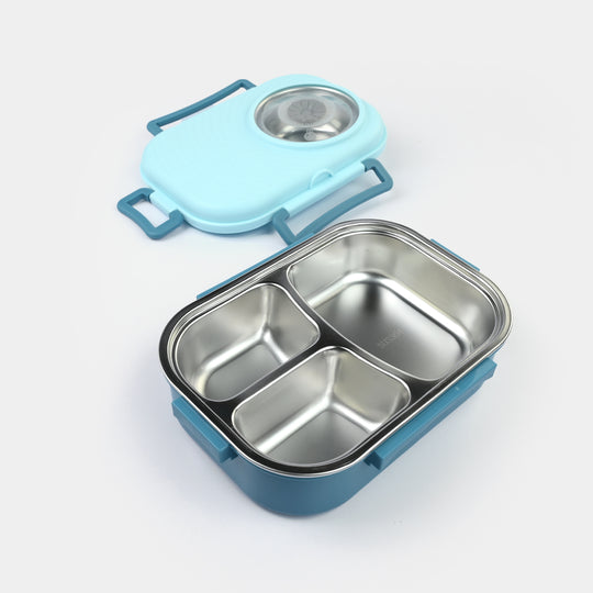 Stainless Steel + Plastic Lunch Box