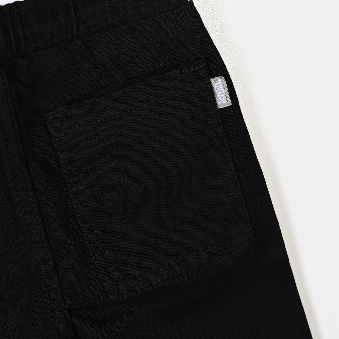 Boys Denim rigid Pant-BLACK