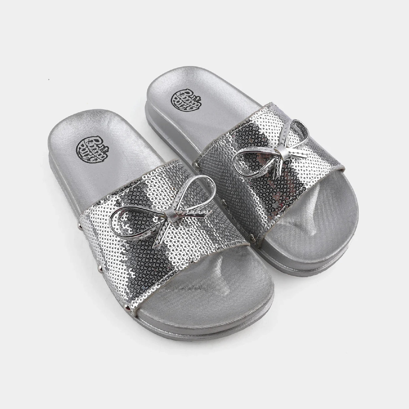 Teen Girls Slide CL-29-SILVER