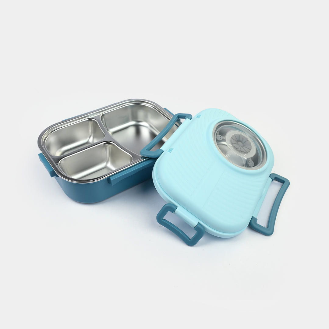 Stainless Steel + Plastic Lunch Box