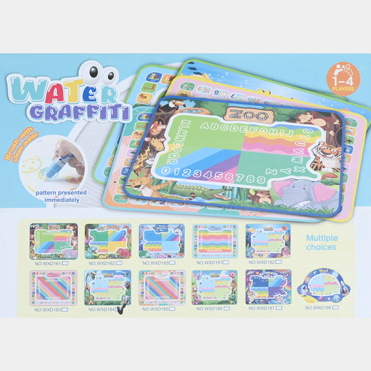 Reusable Water Graffiti Mat Play Set