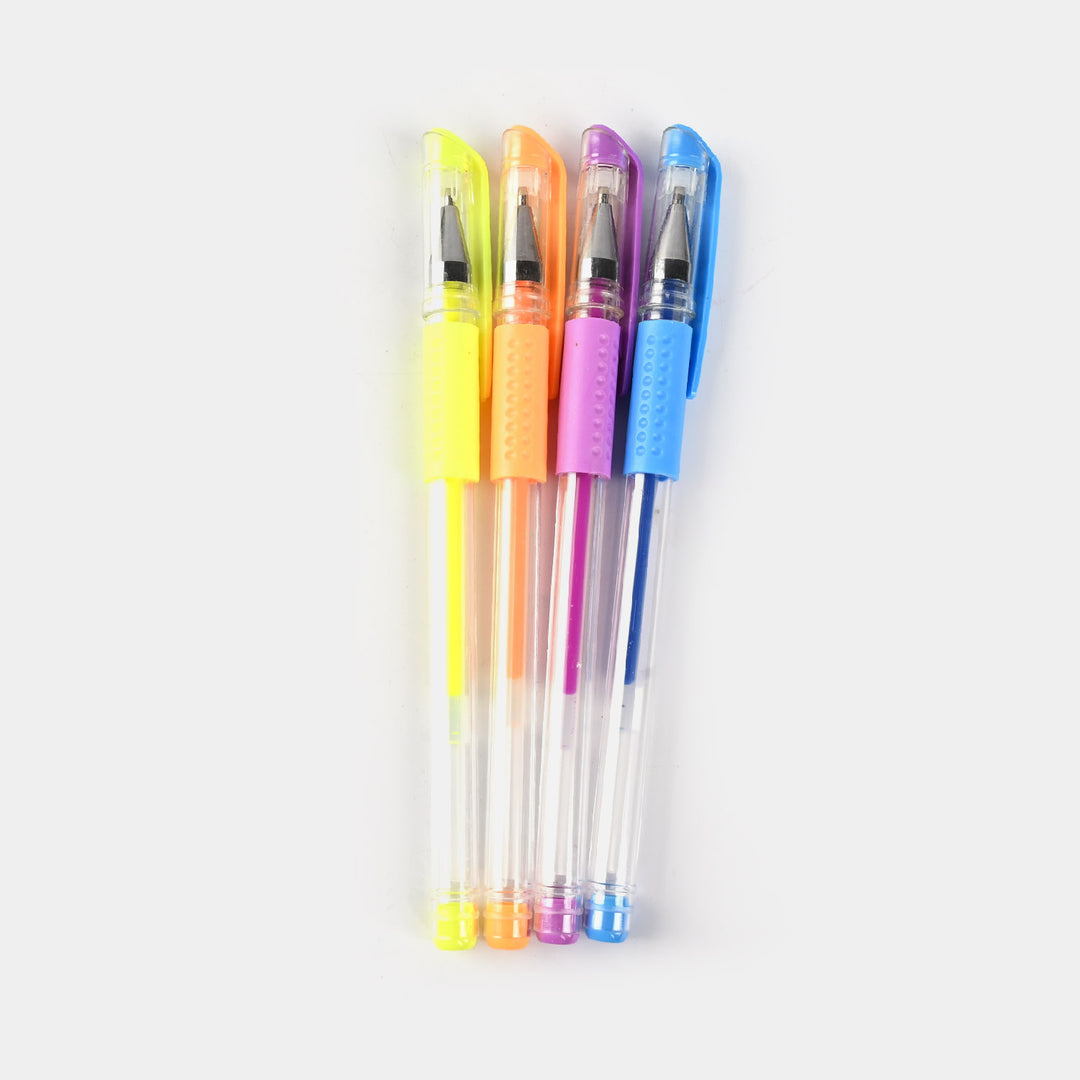 Shiny Color Pen 4 Pcs For Kids