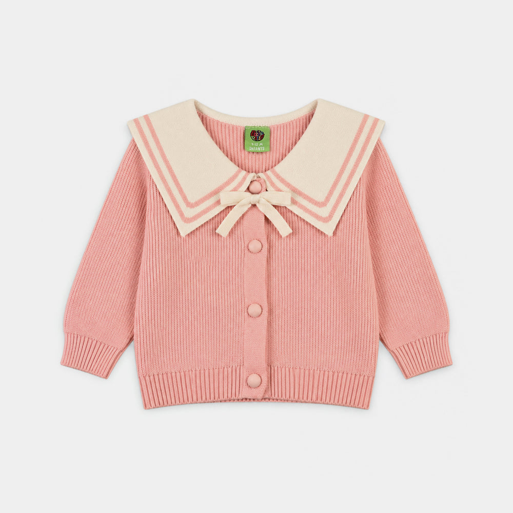 Infant Girls Acrylic Co-ord Set-Lil Princess-LT.Pink