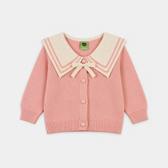 Infant Girls Acrylic Co-ord Set-Lil Princess-LT.Pink