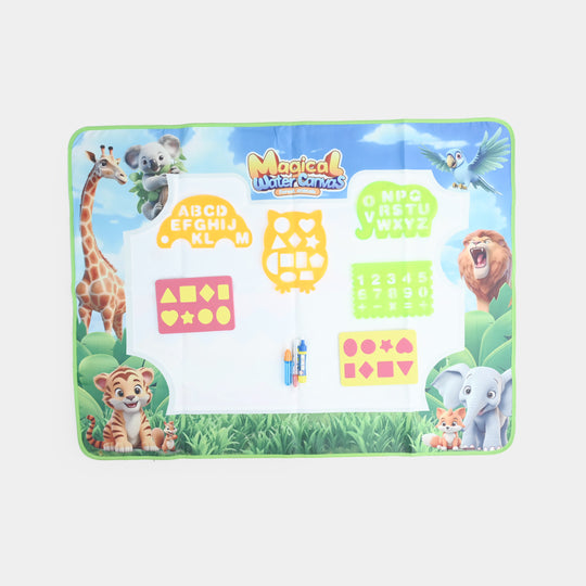 Reusable Water Graffiti Mat Play Set