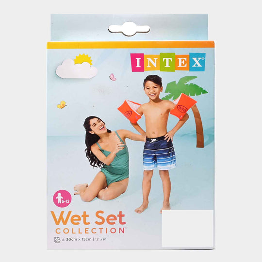 Intex Deluxe Large Swimming Arm Bands Age 6 - 12 (58641)