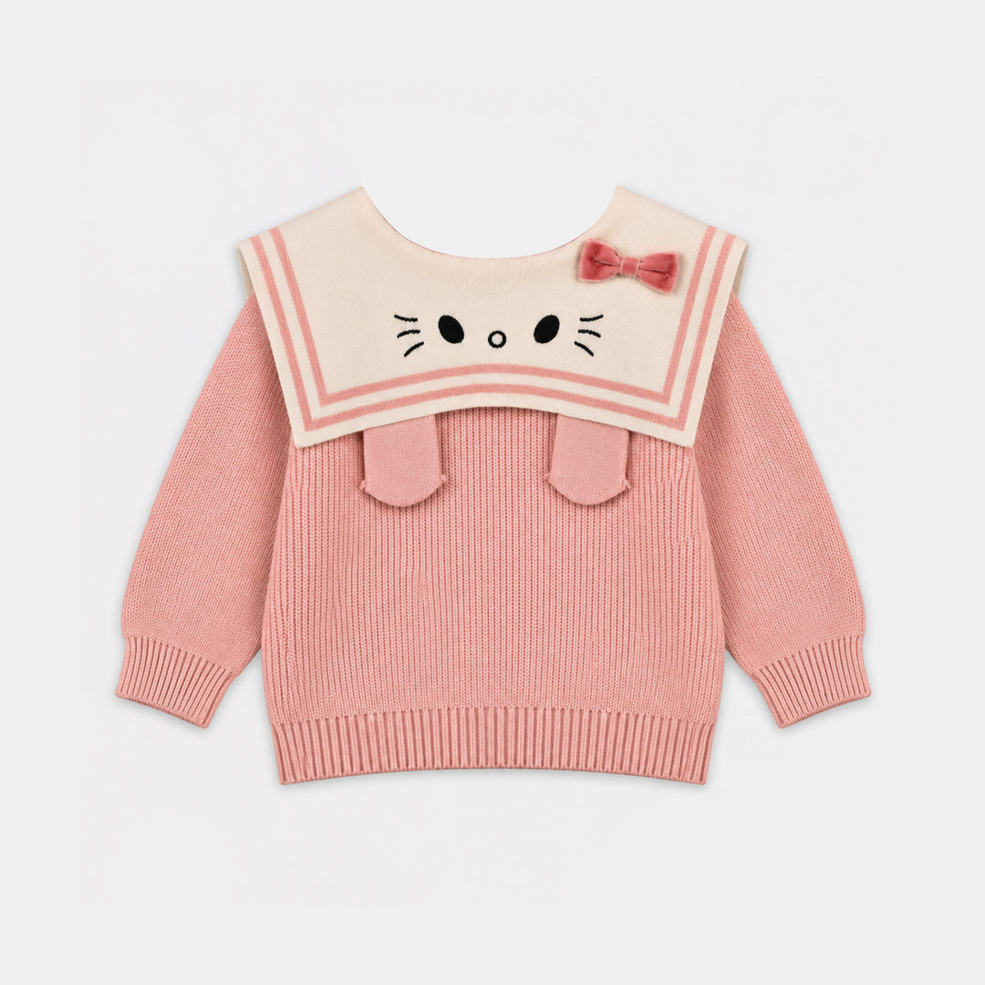 Infant Girls Acrylic Co-ord Set-Lil Princess-LT.Pink