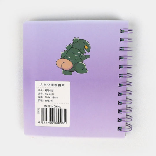 Cute Adorable Design A6 Mini Spiral Diary / Notebook