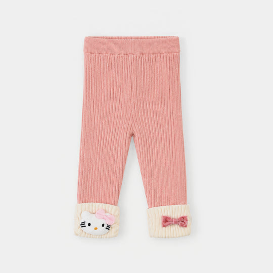 Infant Girls Acrylic Co-ord Set-Lil Princess-LT.Pink