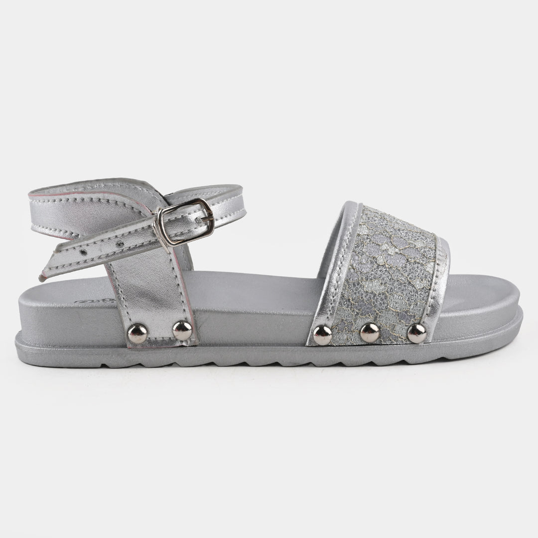 Girls Sandal SA-33-SILVER