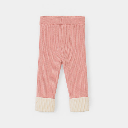 Infant Girls Acrylic Co-ord Set-Lil Princess-LT.Pink
