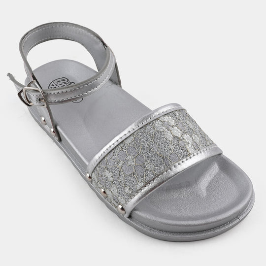 Girls Sandal SA-33-SILVER