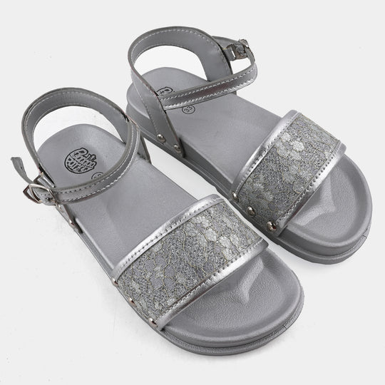 Girls Sandal SA-33-SILVER