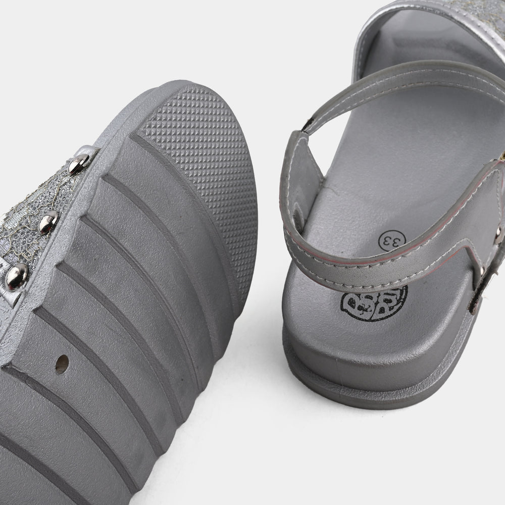 Girls Sandal SA-33-SILVER