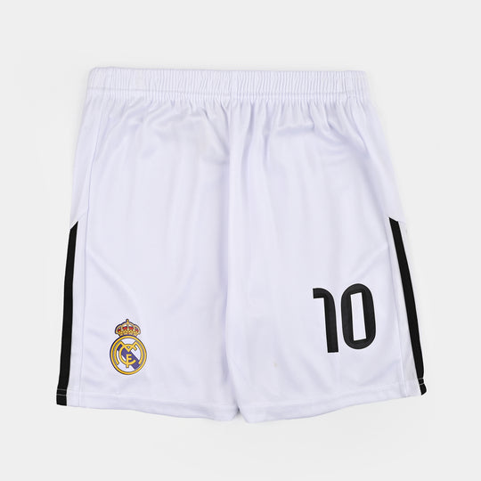 Boys Poly Jersey Suit Mbappe White