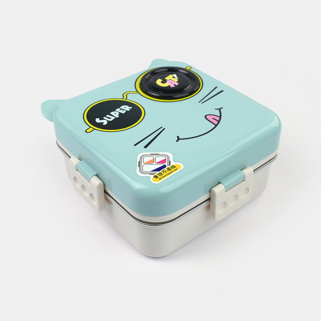 Stainless Steel + Plastic Lunch Box