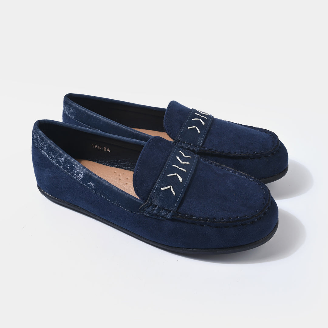 Boys Loafer 188-8-NAVY