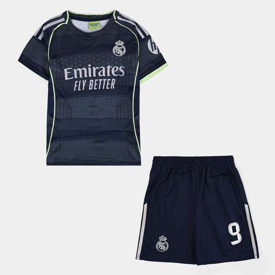 Boys Poly Jersey Suit Mbappe Blue