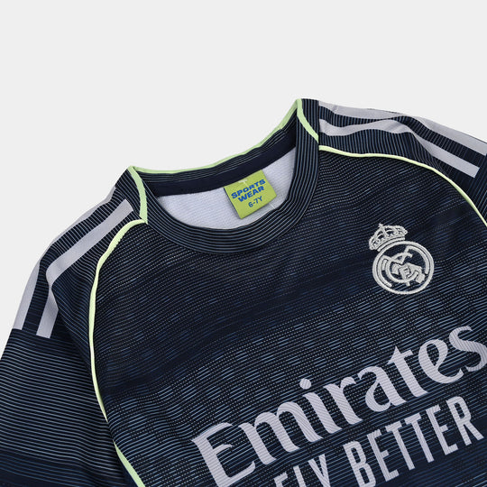 Boys Poly Jersey Suit Mbappe Blue